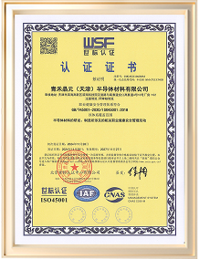 职业健康安全体系认证